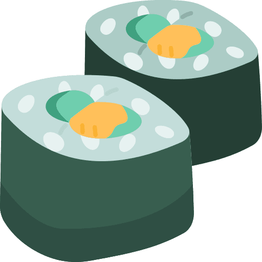 Sushi maki seaweed sushi icon Sushi maki seaweed sushi icon