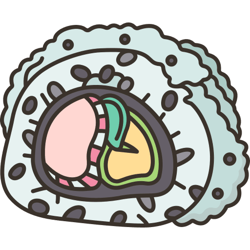Roll japanese food roll roll fish icon Roll japanese food roll roll fish icon