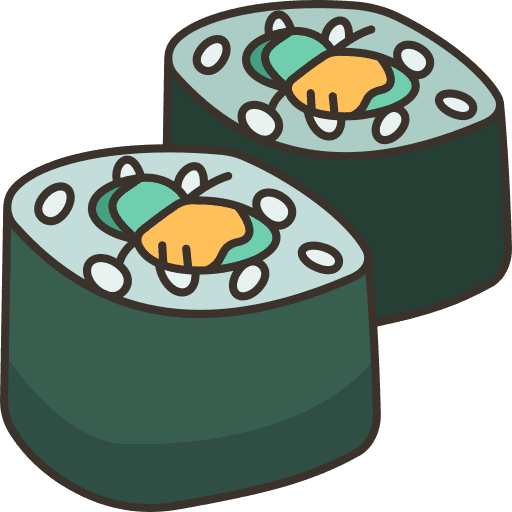 Sushi sushi sushi roll food and restaurant icon Sushi sushi sushi roll food and restaurant icon