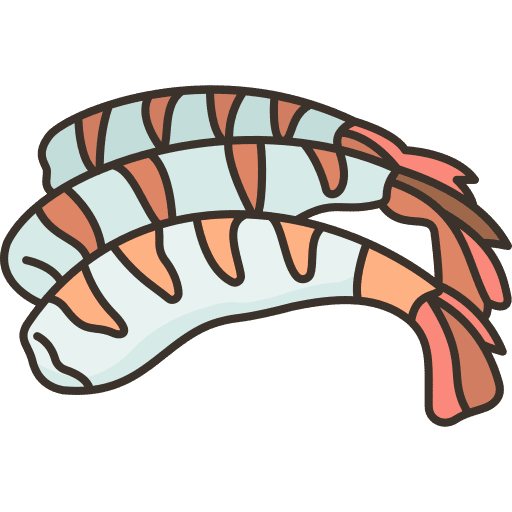 Shrimp japan sushi shrimp icon Shrimp japan sushi shrimp icon