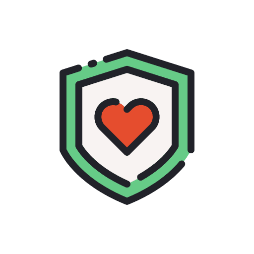 Rehabilitation injury rehabilitation protection icon