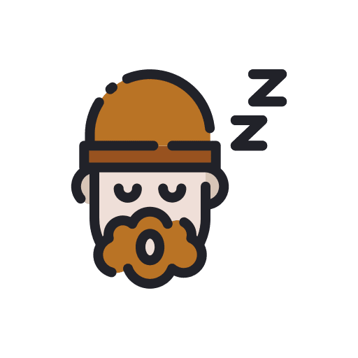 Sleeping wellness people sleeping icon