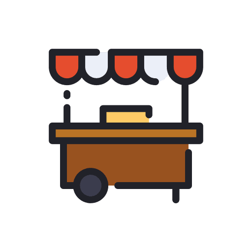 Food stall food stall food cart food and restaurant icon Food stall food stall food cart food and restaurant icon