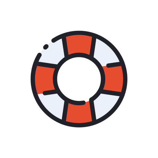 Life ring floating lifesaver security icon Life ring floating lifesaver security icon