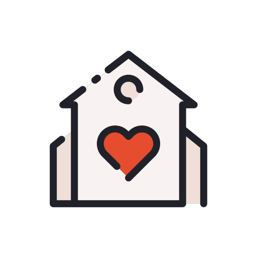 Shelter charity solidarity home icon Shelter charity solidarity home icon