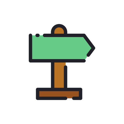 Signage traffic sign signpost direction icon Signage traffic sign signpost direction icon