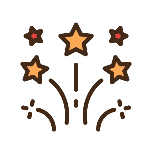 Fireworks party birthday and party fireworks icon Fireworks party birthday and party fireworks icon