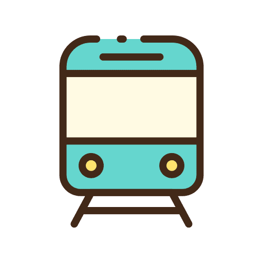 Train street transportation travelling icon Train street transportation travelling icon