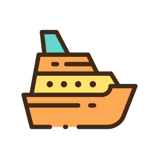 Cruise ship boating boat ferry boat icon Cruise ship boating boat ferry boat icon