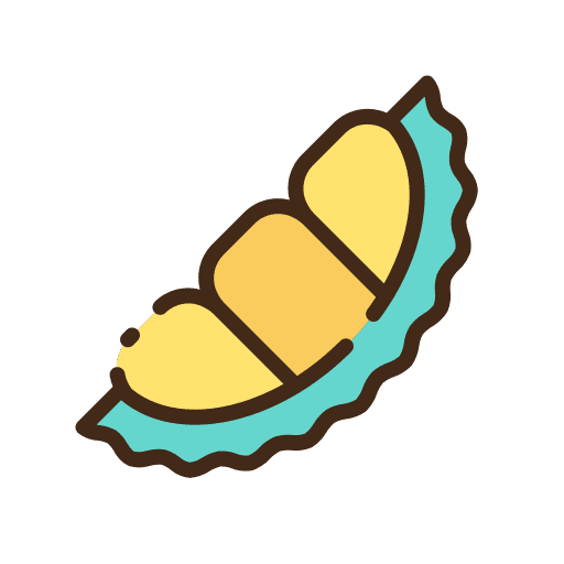 Durian durian vegetarian food and restaurant icon Durian durian vegetarian food and restaurant icon