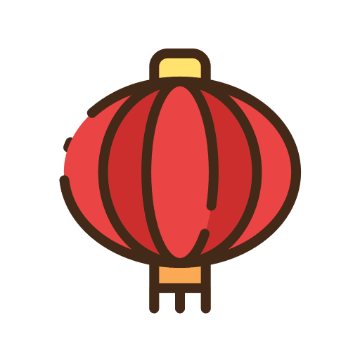 Chinese lantern paper lantern holiday festival icon Chinese lantern paper lantern holiday festival icon