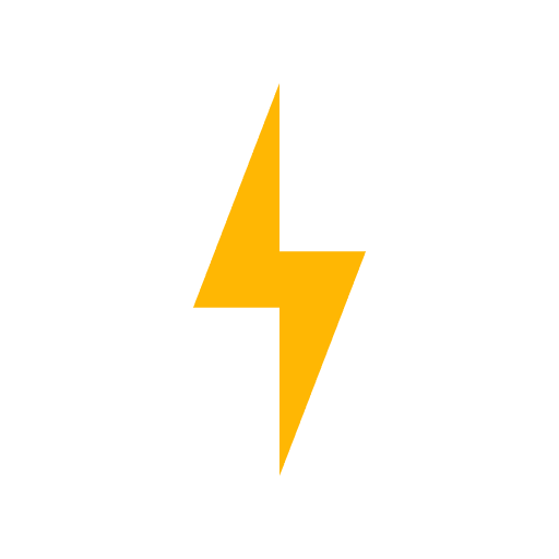 Thunder shock electronics technology icon