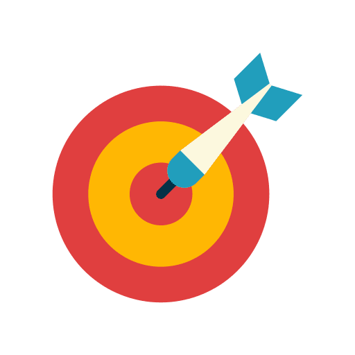 Goal targeting arrow target icon Goal targeting arrow target icon