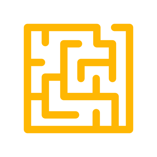 Labyrinth maze puzzle labyrinth icon Labyrinth maze puzzle labyrinth icon