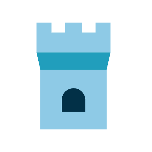 Tower tower castle architecture and city icon Tower tower castle architecture and city icon