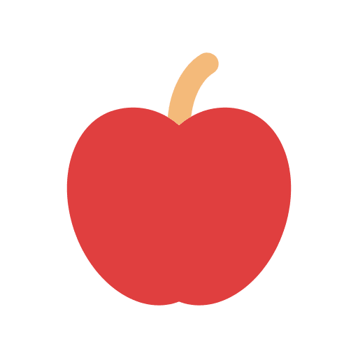 Apple food viburnum fruit vegan icon Apple food viburnum fruit vegan icon