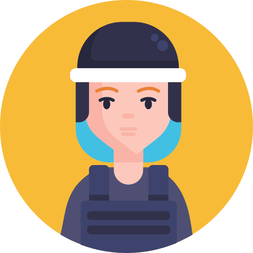 Police police bullet vest uniform icon