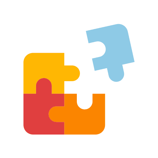 Puzzle gaming creativity fit icon Puzzle gaming creativity fit icon
