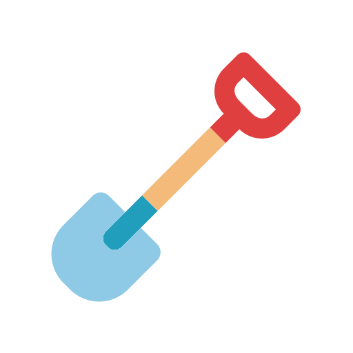 Shovel construction and tools farming gardening tools icon Shovel construction and tools farming gardening tools icon