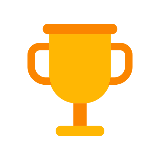 Trophy quality award winner icon Trophy quality award winner icon