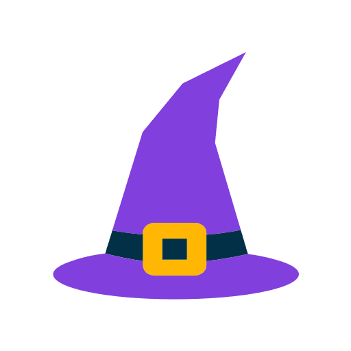 Witch hat halloween magic hat witch icon Witch hat halloween magic hat witch icon