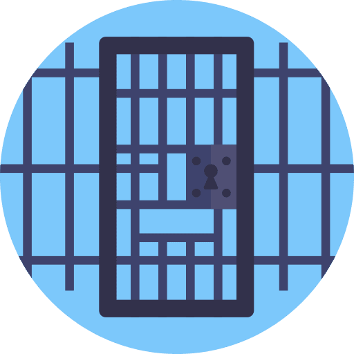 Jail jail crime security icon