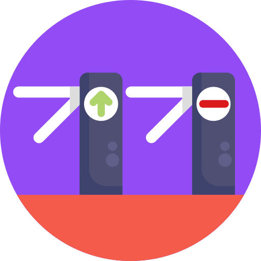 Airport transportation entry exit icon Airport transportation entry exit icon
