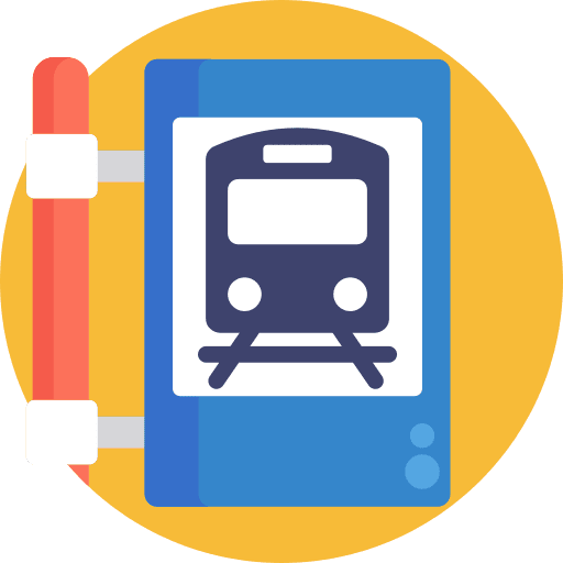 Train station transport train train station icon Train station transport train train station icon