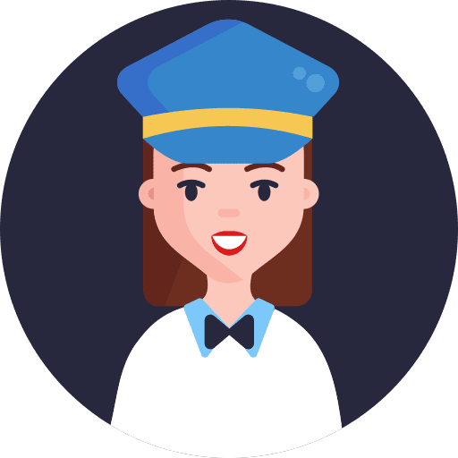 Security female guardian person icon Security female guardian person icon