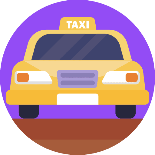 Taxi cab car automobile vehicle icon Taxi cab car automobile vehicle icon