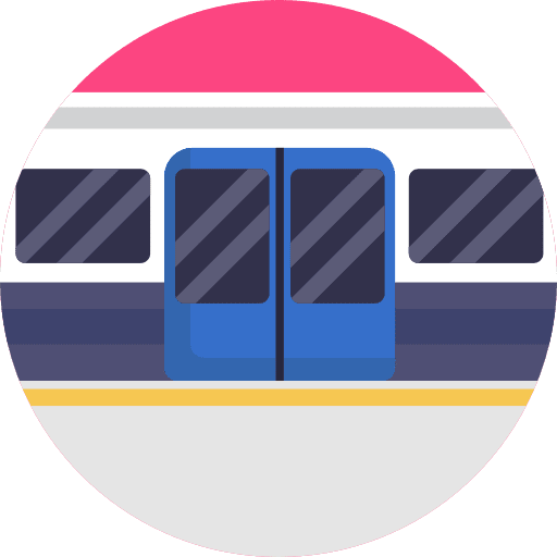 Train subway door access icon Train subway door access icon