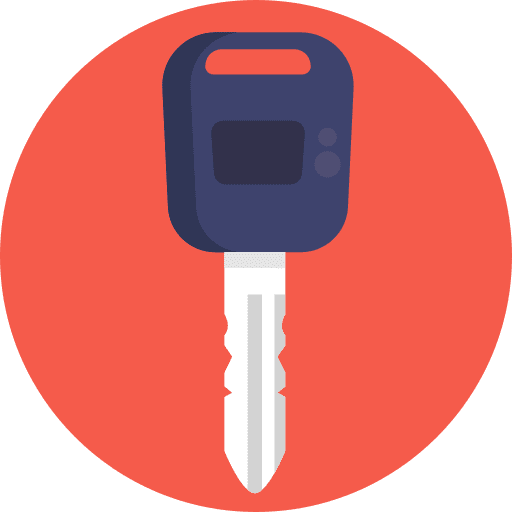 Car key pass password security icon Car key pass password security icon