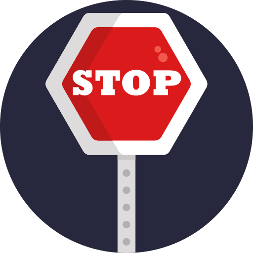 Stop symbol stop sign signaling stop icon Stop symbol stop sign signaling stop icon