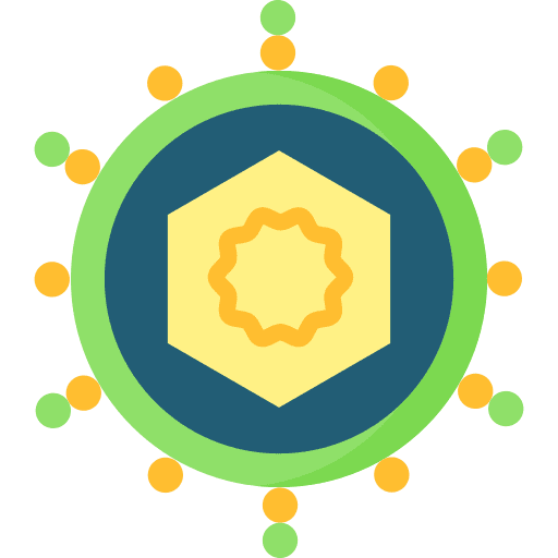 Virus biology virus bacteria icon Virus biology virus bacteria icon