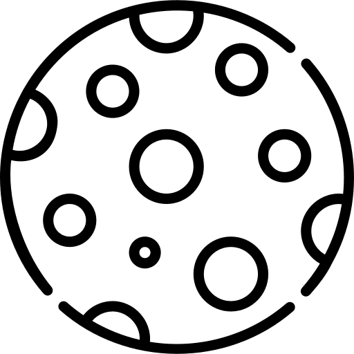 Full moon moon craters space moon phase icon Full moon moon craters space moon phase icon