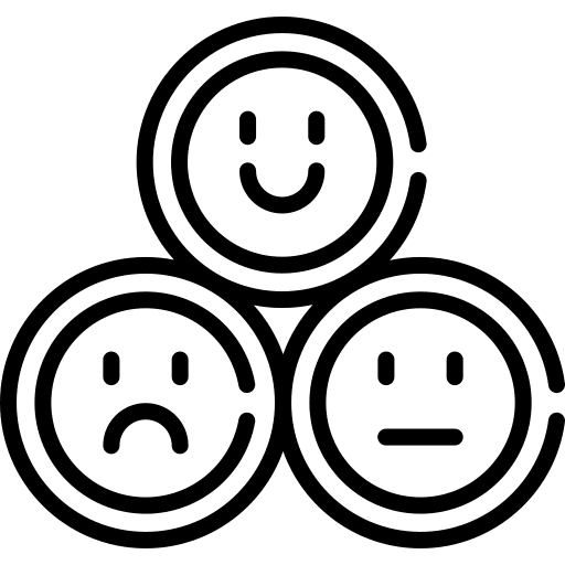 Rating smileys feedback happy icon