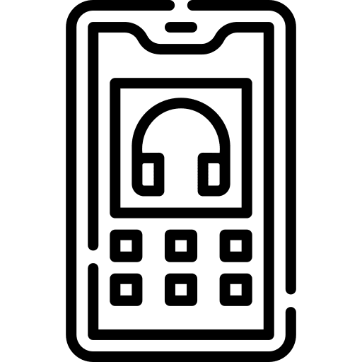 Customer support smartphone customer support help icon Customer support smartphone customer support help icon