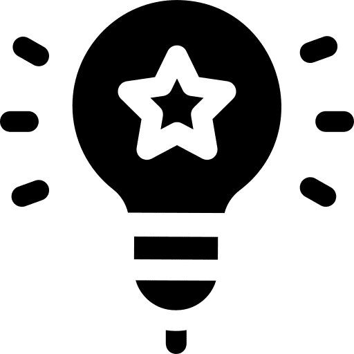 Idea innovation innovative star icon