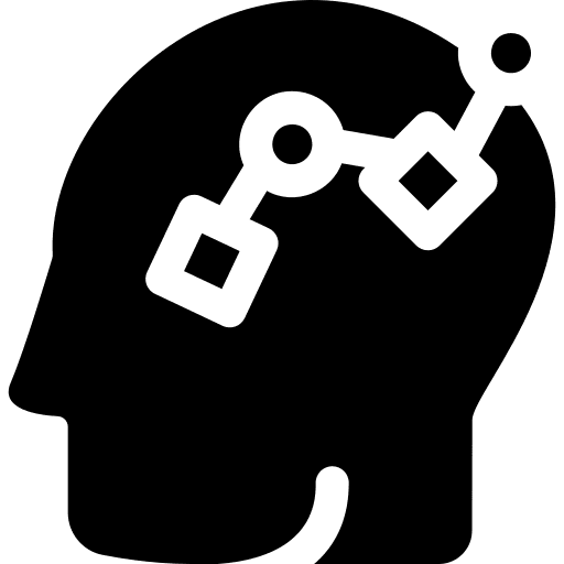 Memory brain mind head icon