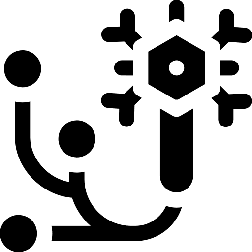 Neuron human body cell anatomy icon