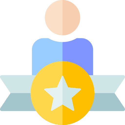 Award trophy leadership winner icon