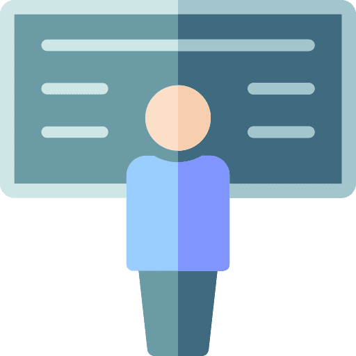 Presentation presentation teacher training icon Presentation presentation teacher training icon