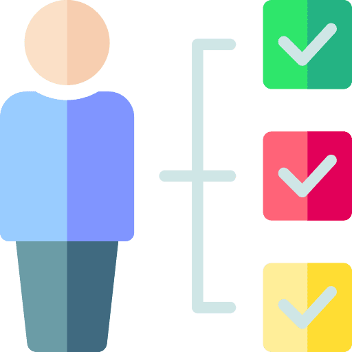 Task list completed business and finance planning icon