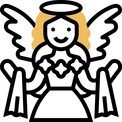 Angel heaven people character icon Angel heaven people character icon