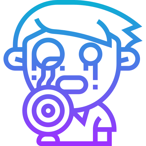 Eyeball fear terror people icon Eyeball fear terror people icon