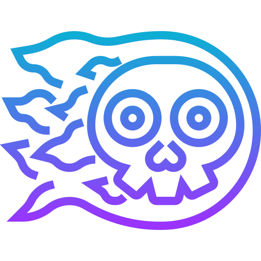 Ghost death skeleton dark icon Ghost death skeleton dark icon