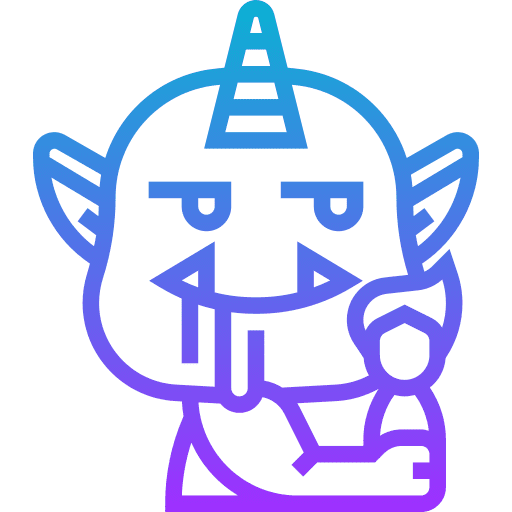 Giant monster giant character icon Giant monster giant character icon