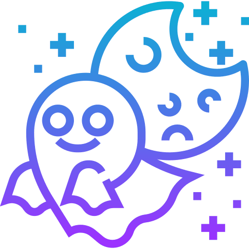 Moon moon spooky nightmare icon Moon moon spooky nightmare icon