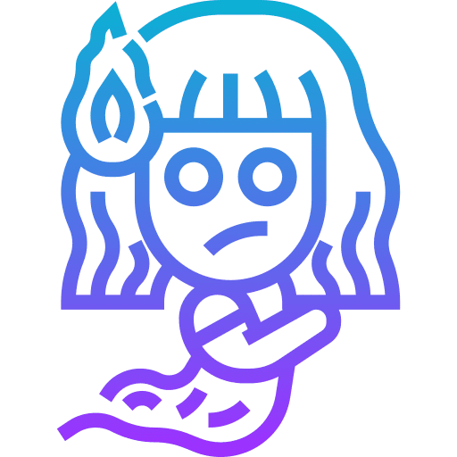 Soul spirit death horror icon Soul spirit death horror icon