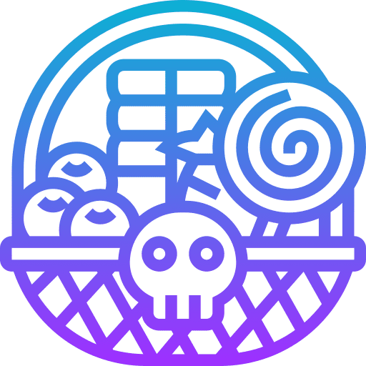 Candy halloween trick or treat dessert icon Candy halloween trick or treat dessert icon